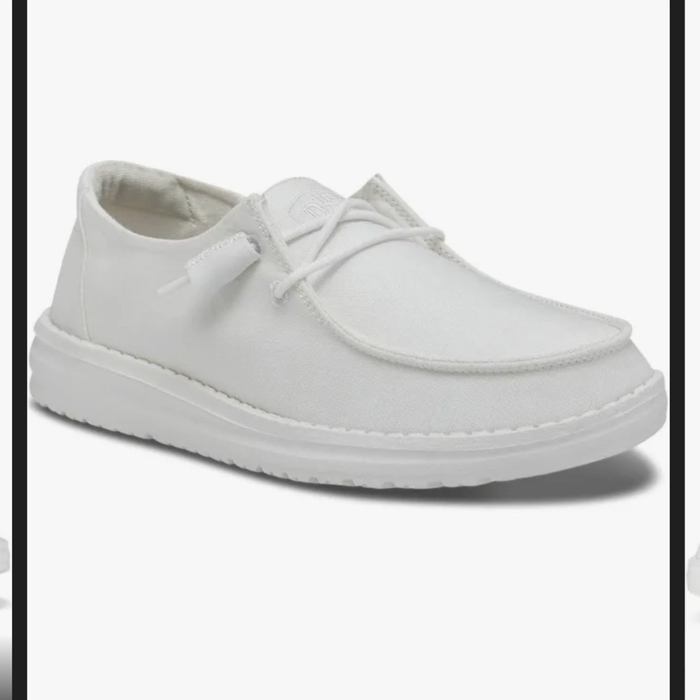 Women’s Slub Canvas White Hey Dudes